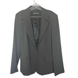 Dana Buchman Large‎ Blazer Lined Career Corporate Wear Black Office